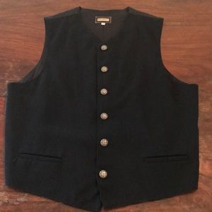 Bacharach black vest.